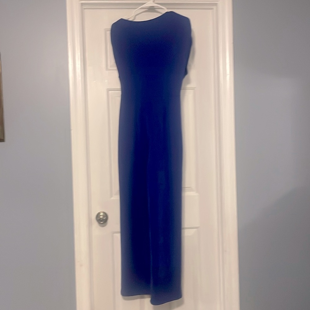 Royal Blue Off-Shoulder Jumpsuit